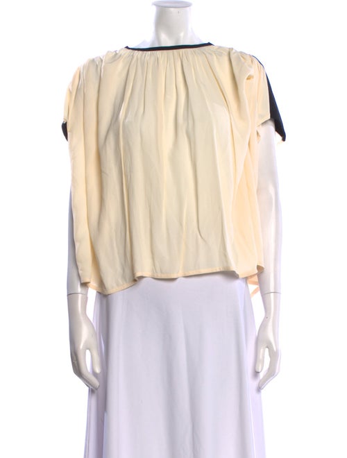 Proenza Schouler Bateau Neckline Sleeveless Blouse