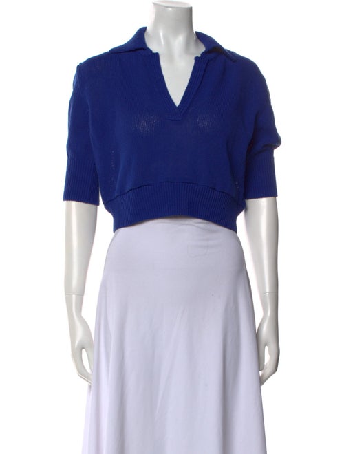Proenza Schouler Wool V-Neck Crop Top