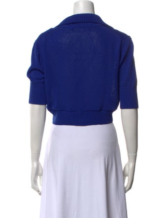 Proenza Schouler Wool V-Neck Crop Top