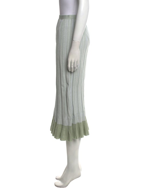 Proenza Schouler Colorblock Pattern Midi Length Skirt