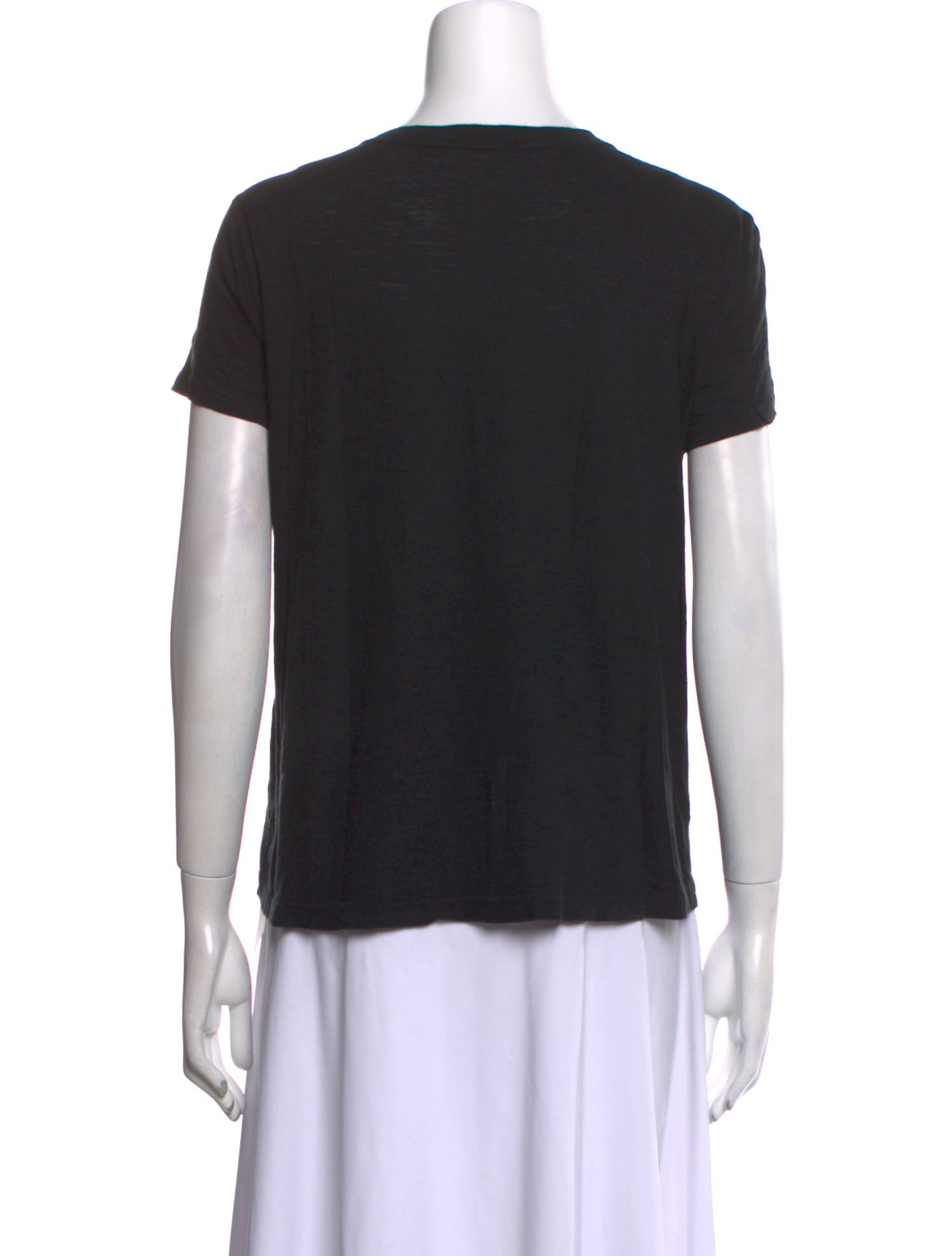 Proenza Schouler Silk Floral Print T-Shirt