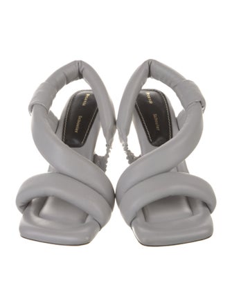 Proenza Schouler Leather Slingback Sandals