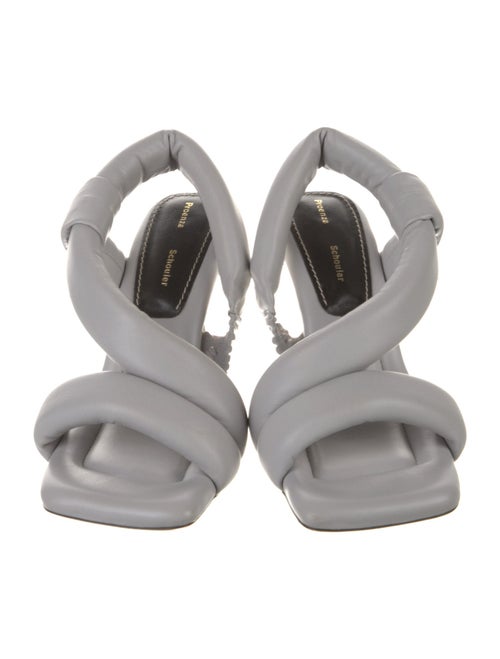 Proenza Schouler Leather Slingback Sandals