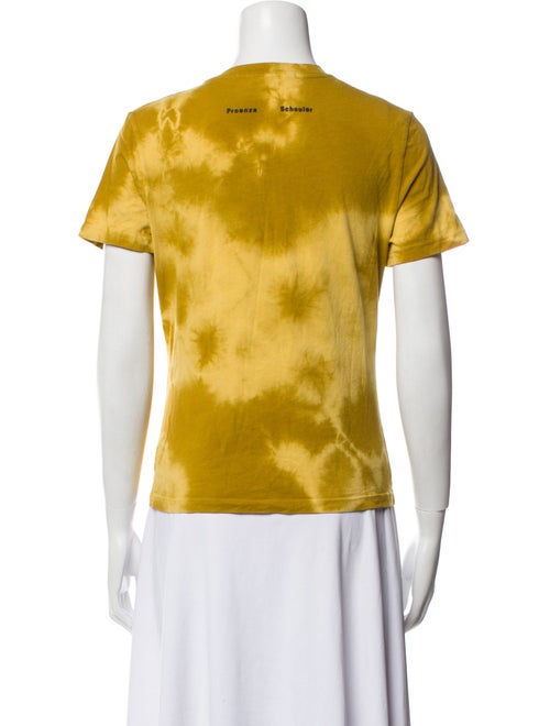 Proenza Schouler Tie-Dye Print Crew Neck T-Shirt