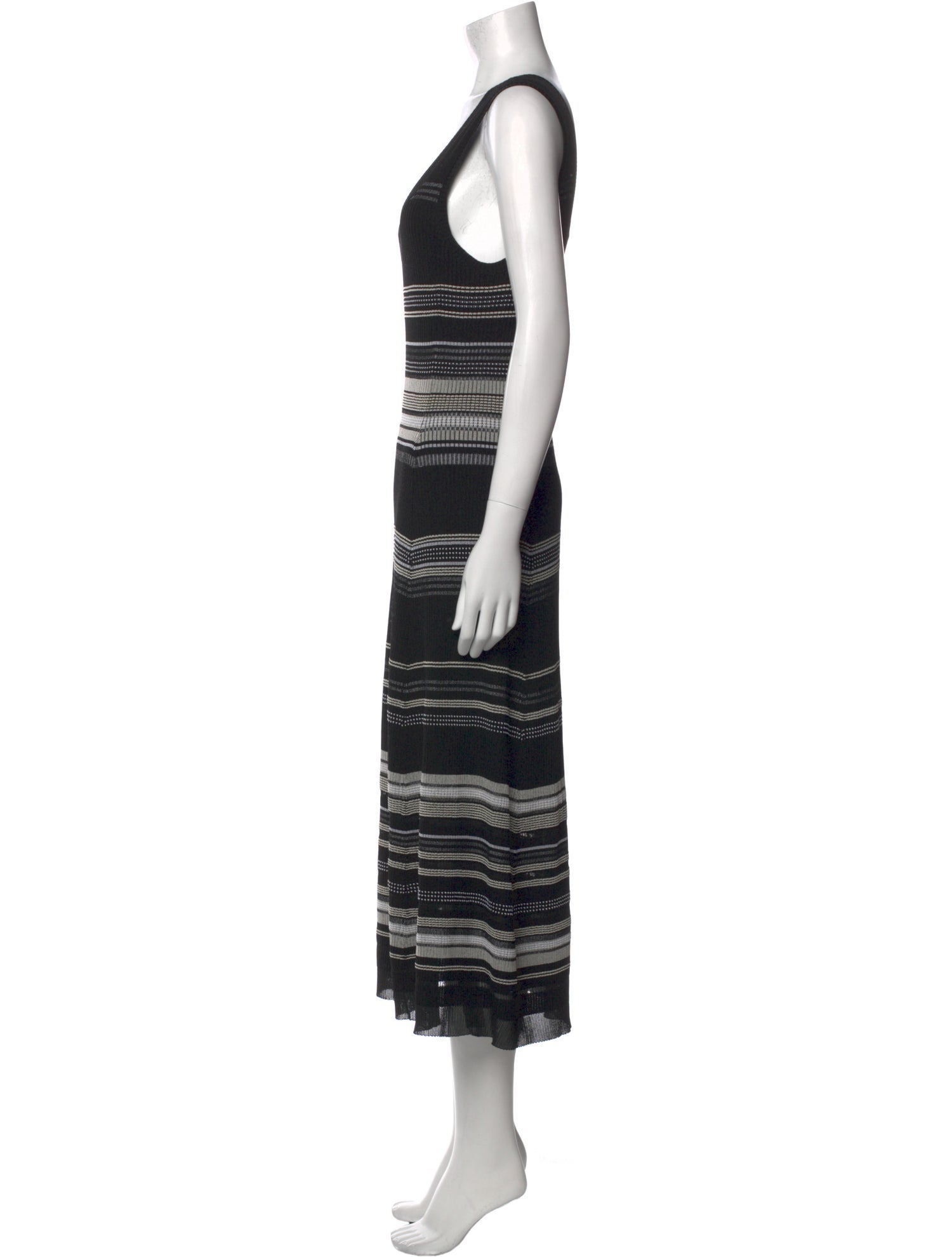 Proenza Schouler Striped Long Dress