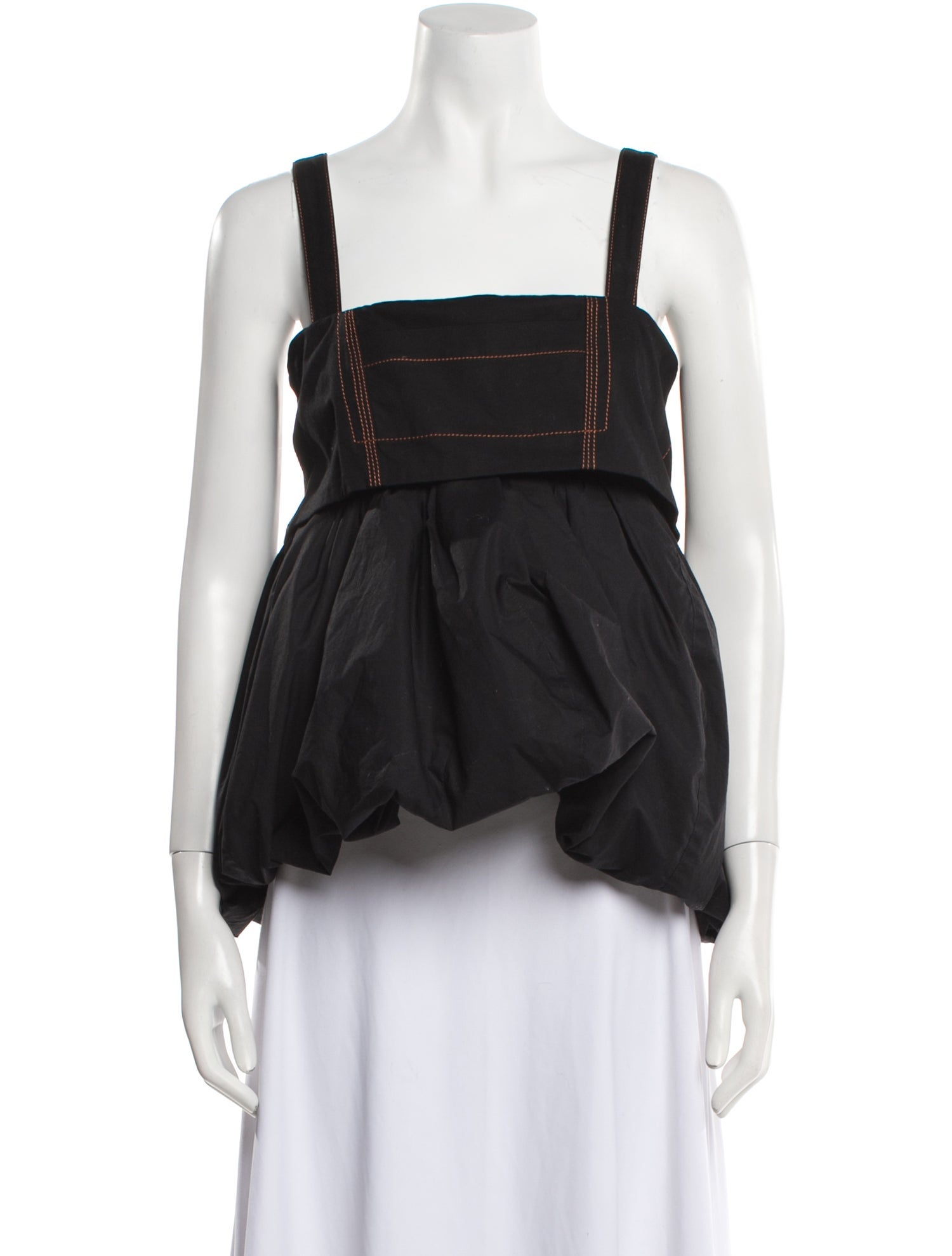 Proenza Schouler Square Neckline Sleeveless Top