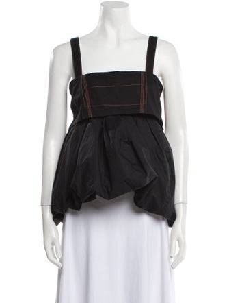 Proenza Schouler Square Neckline Sleeveless Top
