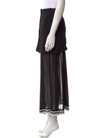 Proenza Schouler Silk Midi Length Skirt