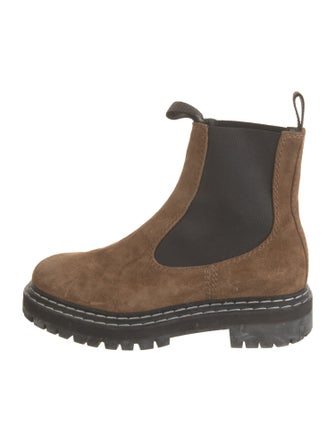 Proenza Schouler Suede Chelsea Boots