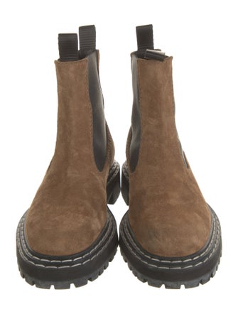 Proenza Schouler Suede Chelsea Boots
