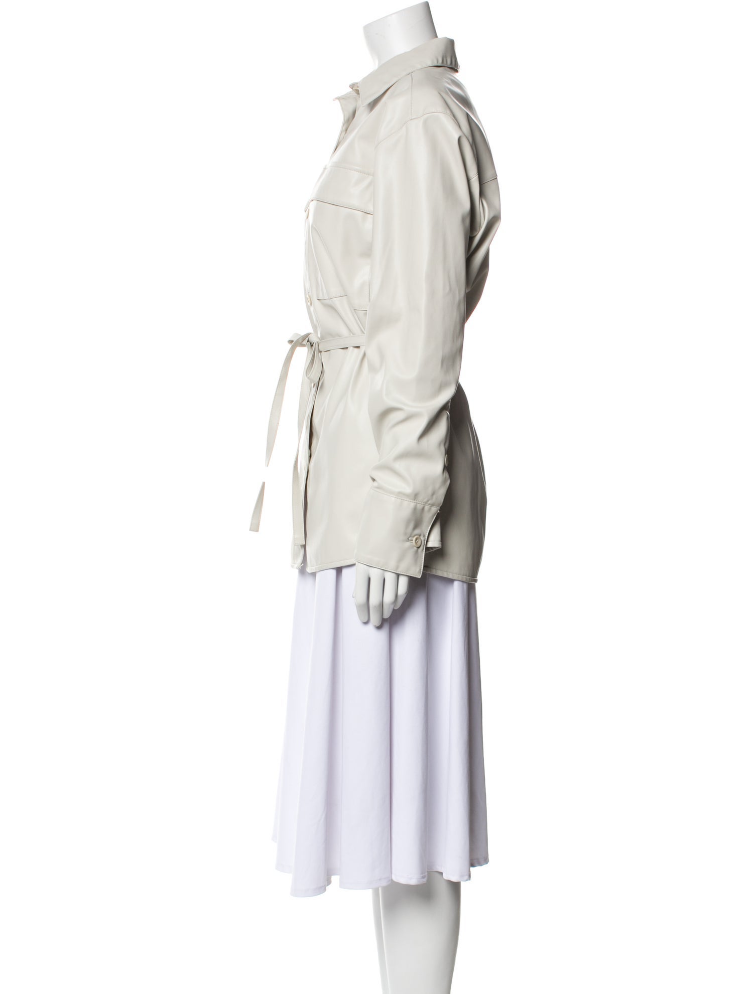 Proenza Schouler Faux Leather Utility Jacket