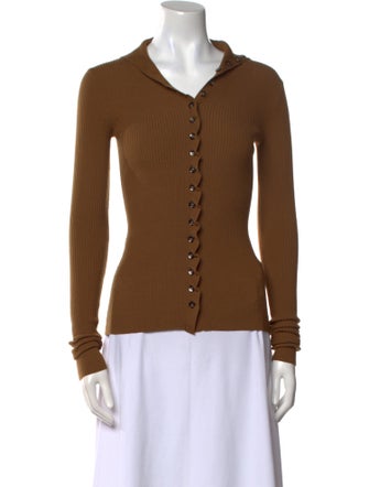 Proenza Schouler Merino Wool Long Sleeve Top