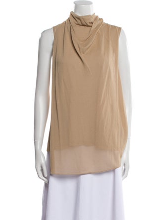 Proenza Schouler Cowl Neck Sleeveless Tunic
