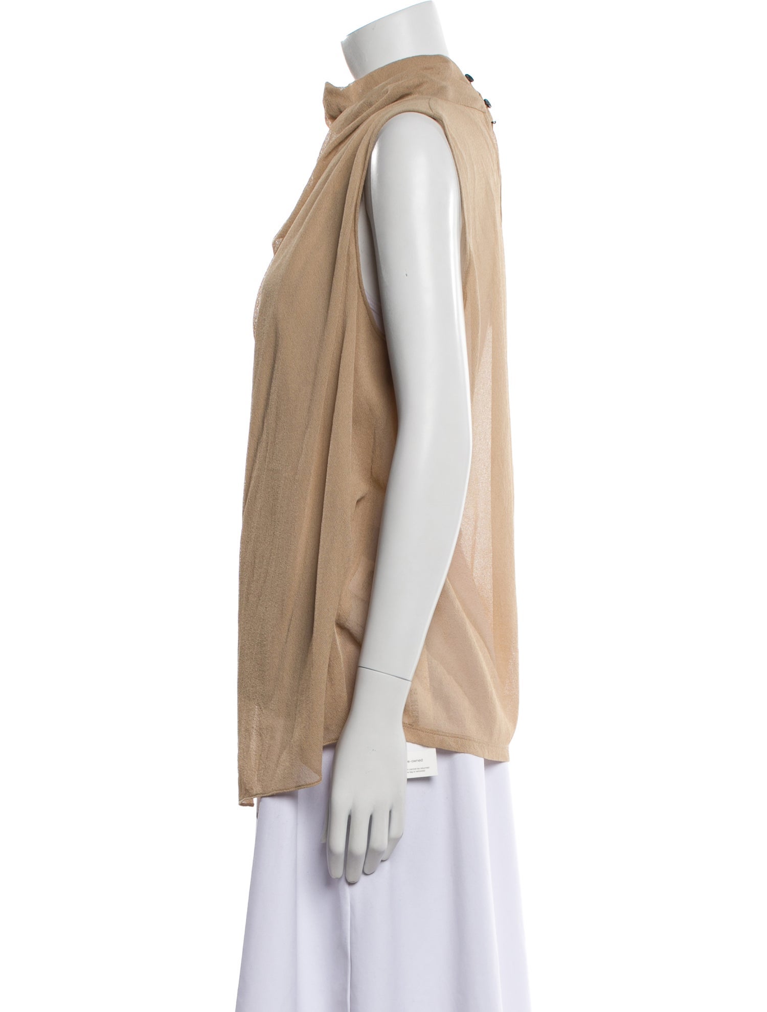 Proenza Schouler Cowl Neck Sleeveless Tunic