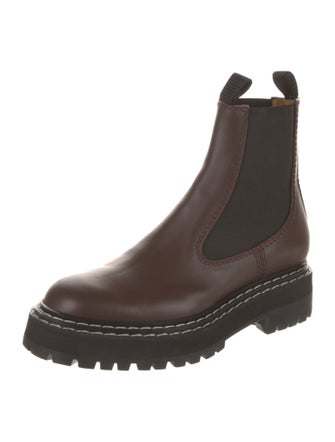 Proenza Schouler Leather Chelsea Boots