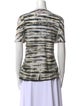 Proenza Schouler Tie-Dye Print Scoop Neck T-Shirt