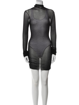 Proenza Schouler Turtleneck Mini Dress