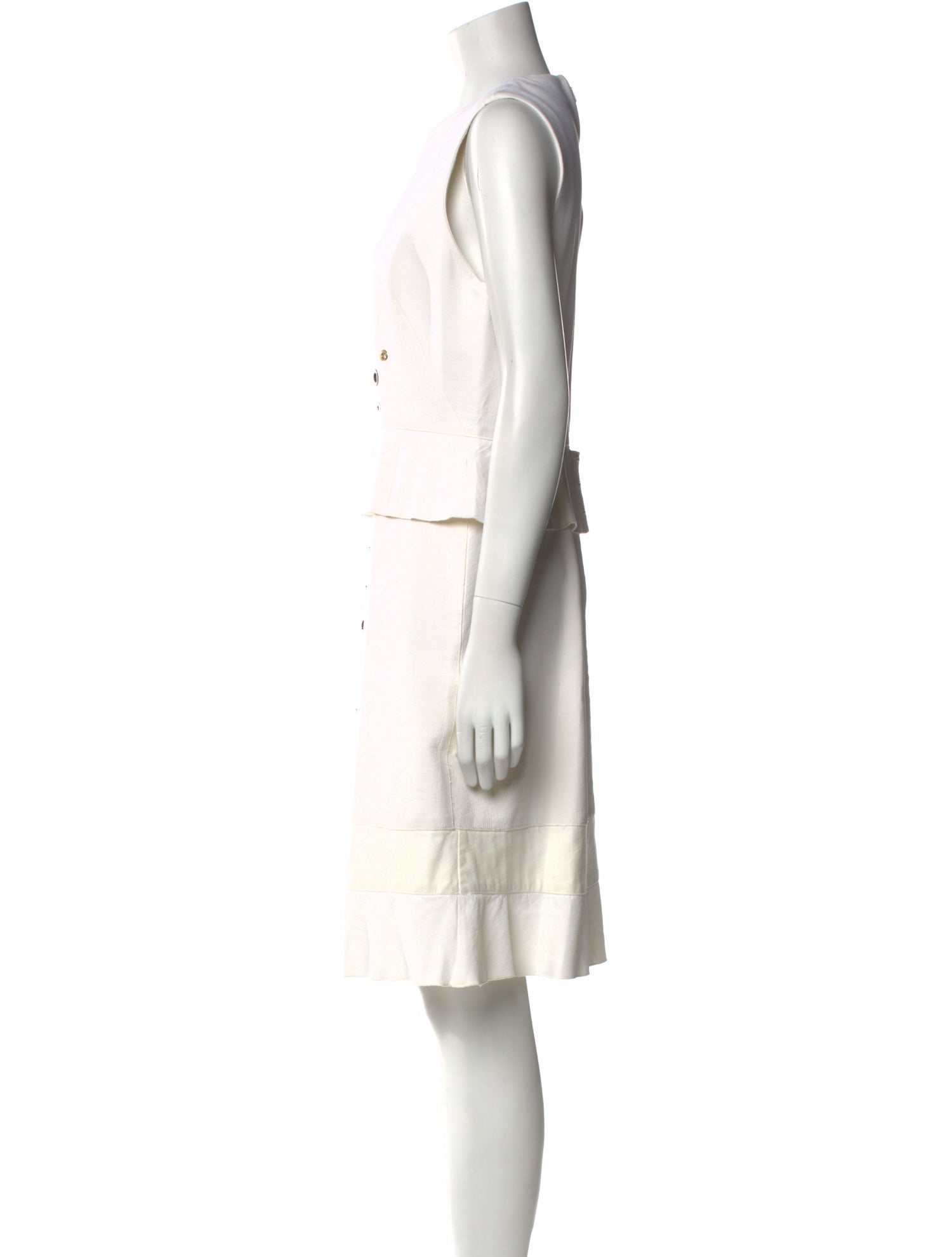 Proenza Schouler Crew Neck Knee-Length Dress