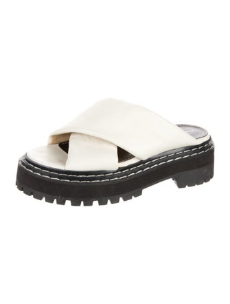 Proenza Schouler Leather Slides