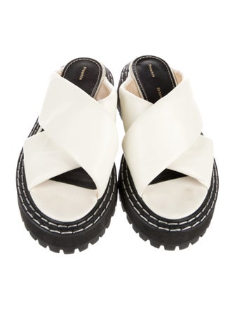 Proenza Schouler Leather Slides