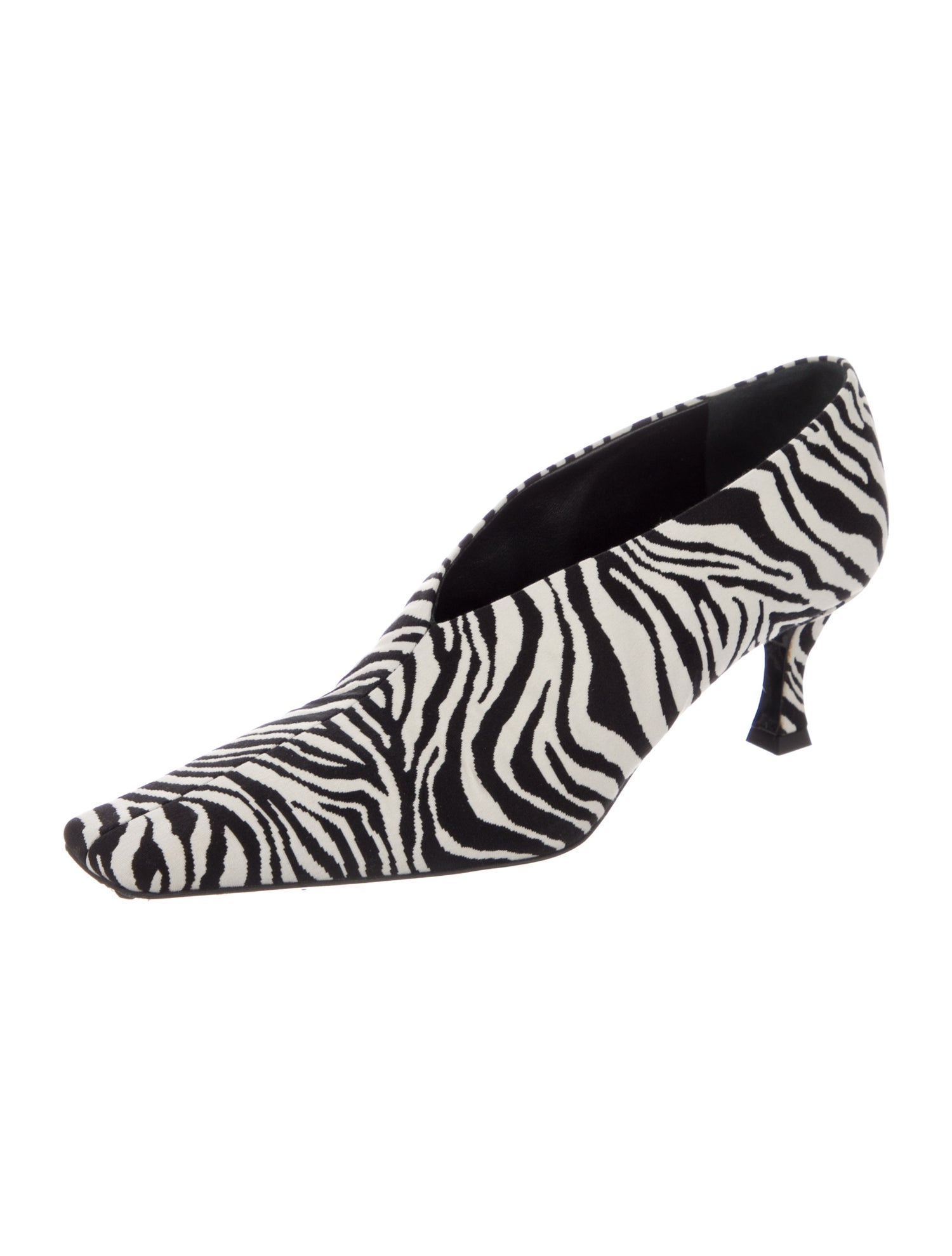 Proenza Schouler Jacquard Animal Print Pumps