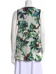 Proenza Schouler Silk Floral Print Top