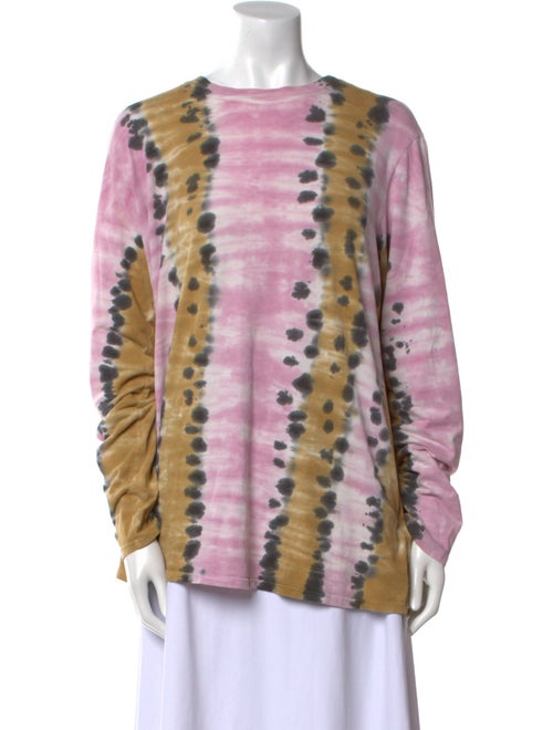 Proenza Schouler Tie-Dye Print Bateau Neckline Tunic