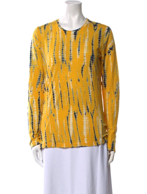 Proenza Schouler Printed Crew Neck Blouse