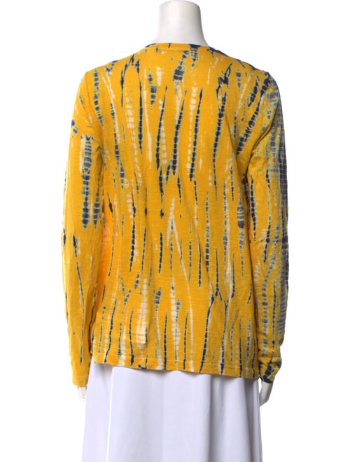 Proenza Schouler Printed Crew Neck Blouse