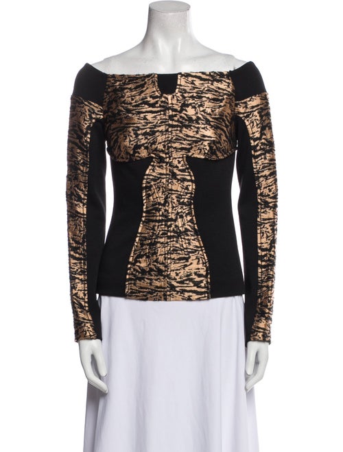 Proenza Schouler Silk Printed Top