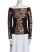 Proenza Schouler Silk Printed Top