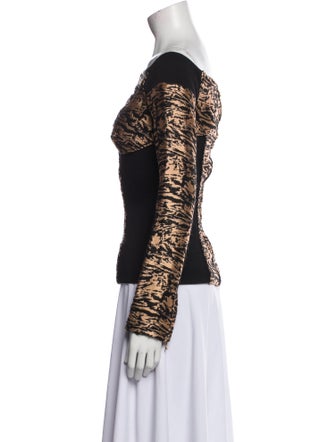 Proenza Schouler Silk Printed Top