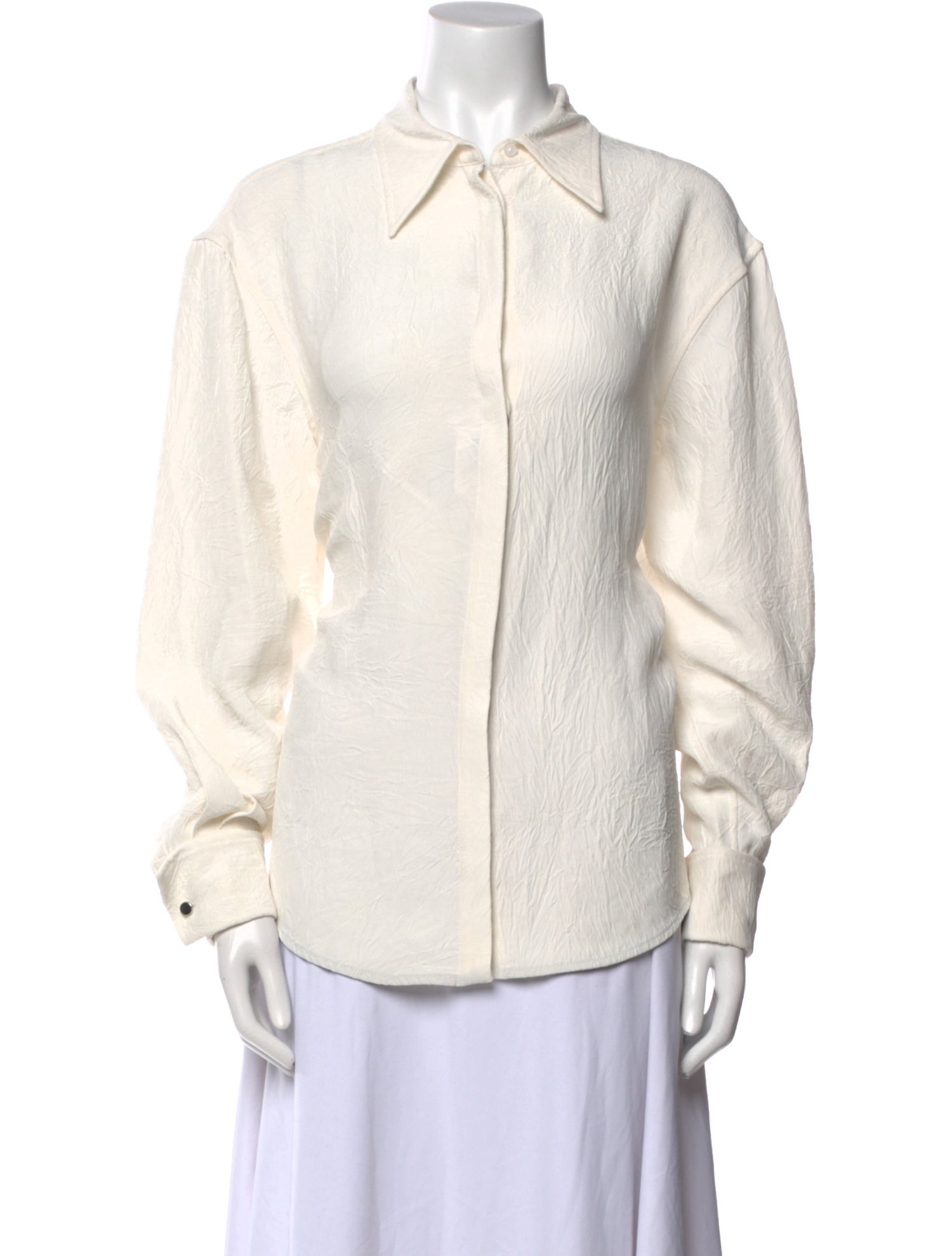 Proenza Schouler Long Sleeve Button-Up Top w/ Tags