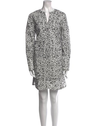 Proenza Schouler Floral Print Mini Dress