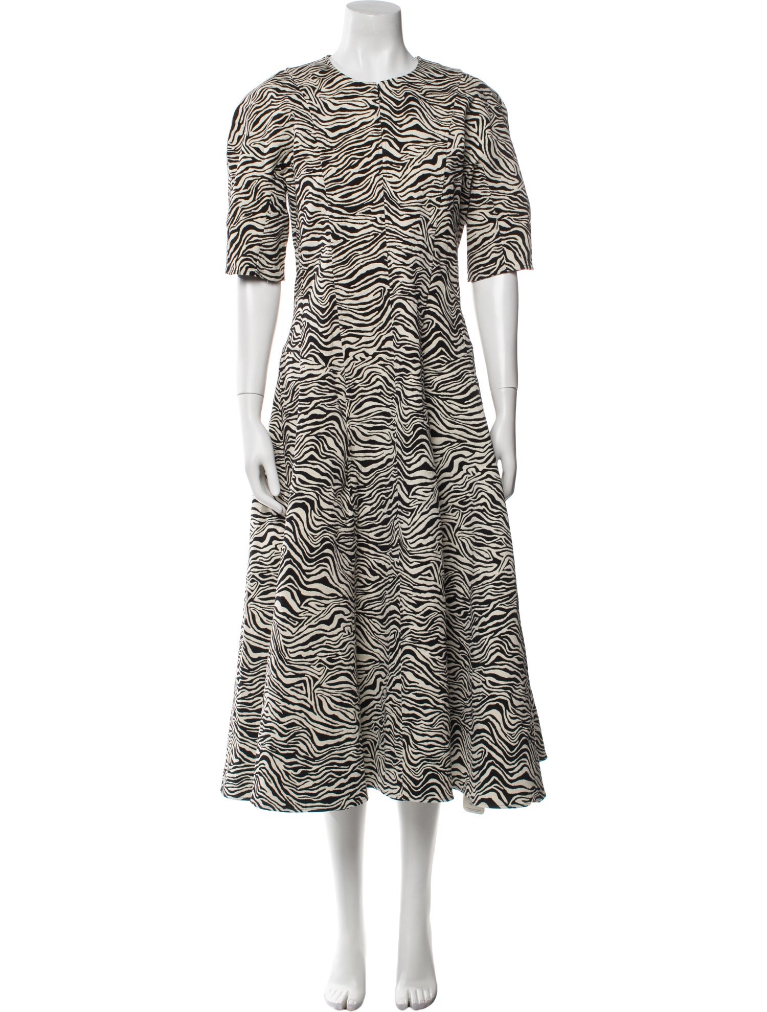 Proenza Schouler Animal Print Long Dress