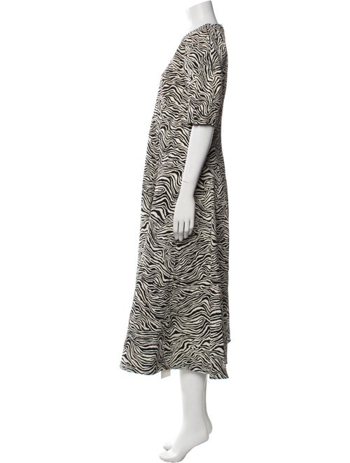Proenza Schouler Animal Print Long Dress