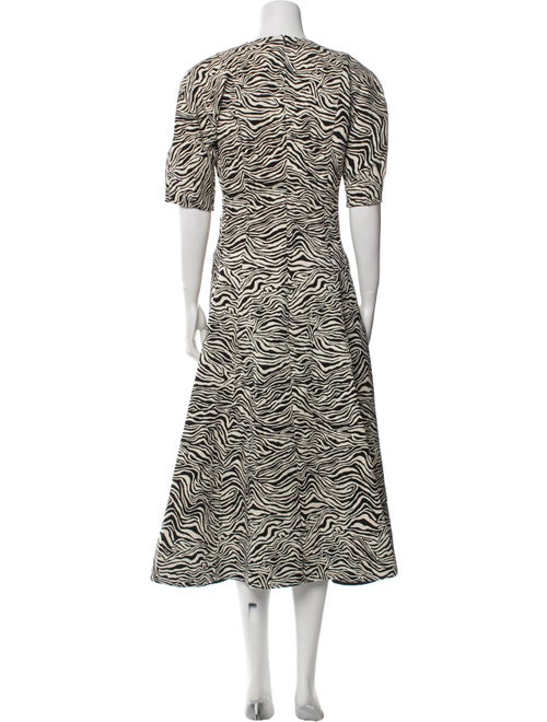Proenza Schouler Animal Print Long Dress