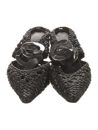 Proenza Schouler Leather Braided Accents Mules