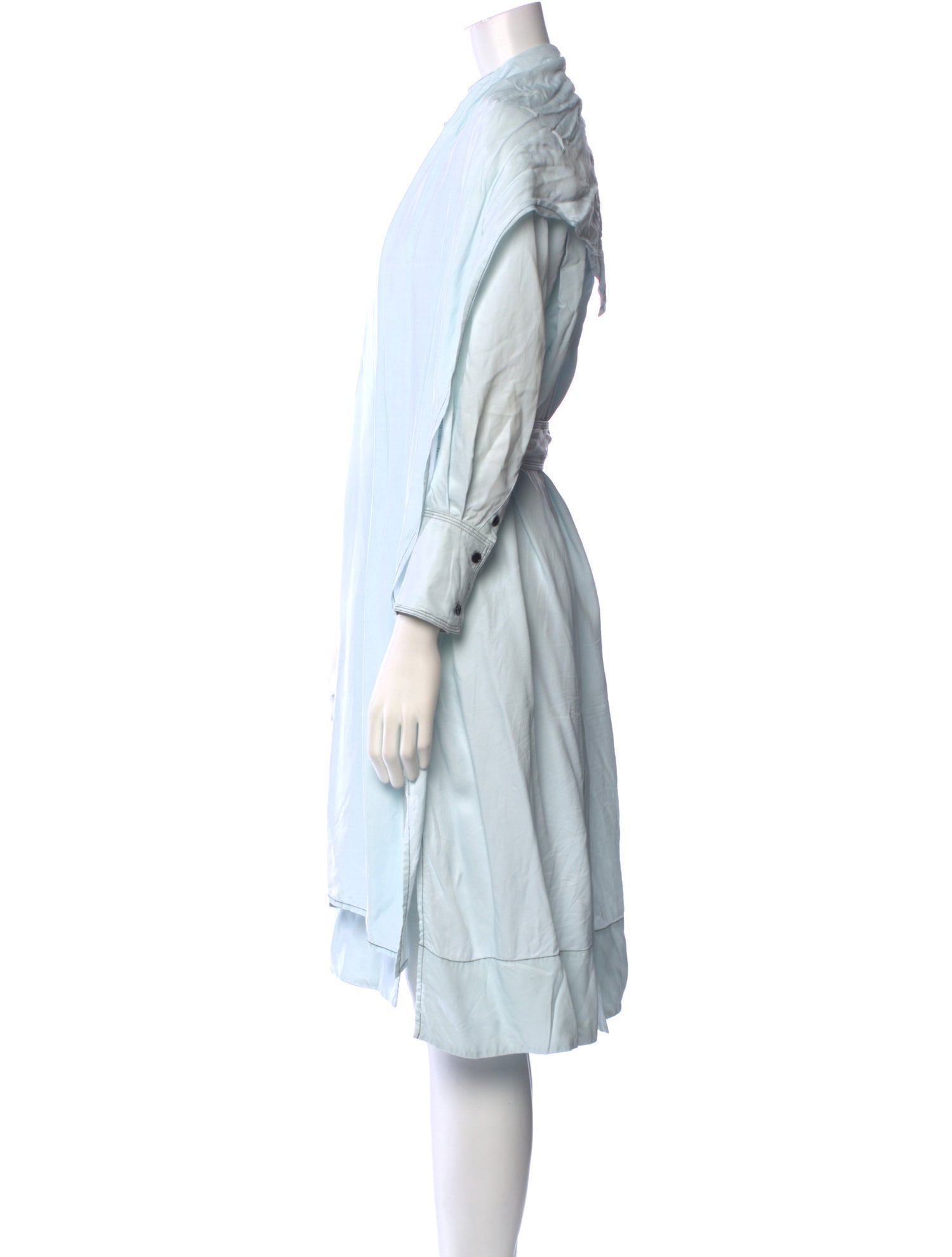 Proenza Schouler Mock Neck Mini Dress