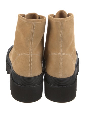Proenza Schouler Suede Combat Boots