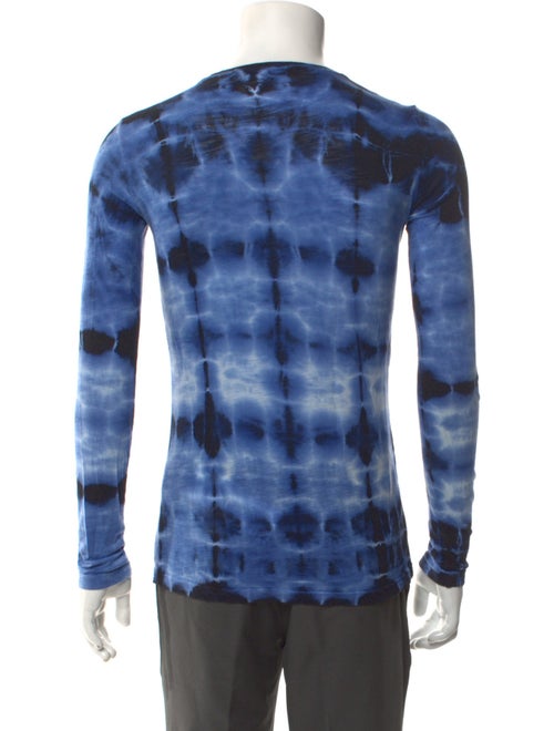 Proenza Schouler Tie-Dye Print Crew Neck Henley