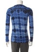 Proenza Schouler Tie-Dye Print Crew Neck Henley