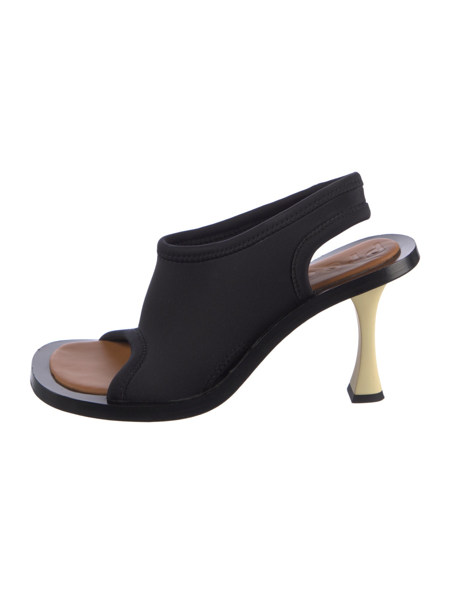 Proenza Schouler Neoprene Slingback Sandals