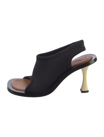 Proenza Schouler Neoprene Slingback Sandals