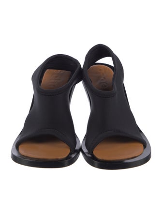 Proenza Schouler Neoprene Slingback Sandals