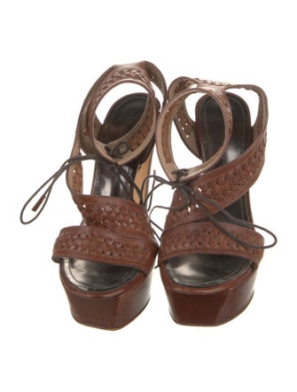 Proenza Schouler Leather Gladiator Sandals