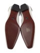 Proenza Schouler Leather Bow Accents Ballet Flats