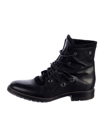 Proenza Schouler Leather Combat Boots