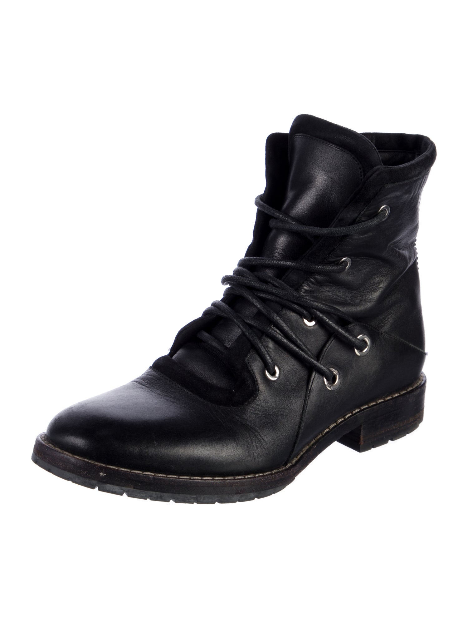 Proenza Schouler Leather Combat Boots