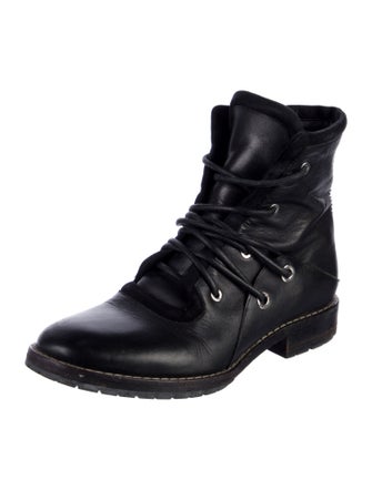 Proenza Schouler Leather Combat Boots